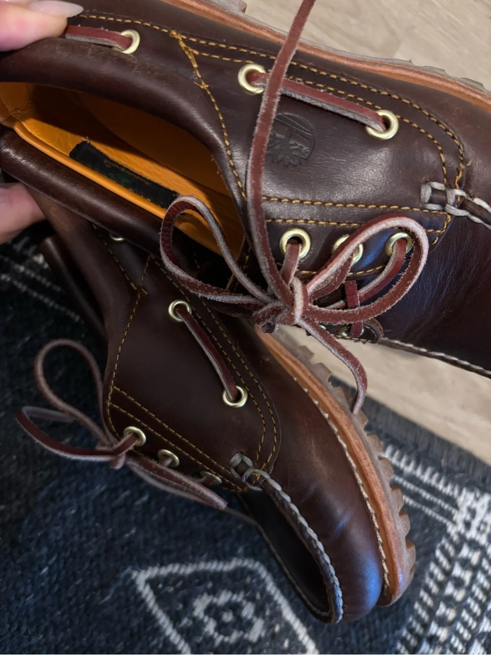 Timberland Noreen Woman’s Classic Brown Leather Boat Shoes